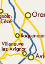 Bagnols sur Cèze, Orange, Roquemaure, Villeneuve les Avignons